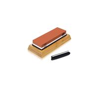 SHAN ZU Sharpening Stone, Whetstone with Angle Guide Non-Slip Bamboo Base grit 1000/6000 Knife Sharpeners, Professional 2-in-1Waterstone