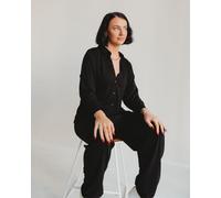 Shana Black Collared Jumpsuit Turtledove London Black 18-22