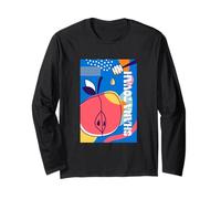 Shana Tovah Rosh Hashanah Apple Honey Colorful Pop Art Long Sleeve T-Shirt