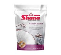 Shana's Grated Coconut 400g Freshly Grated No Preservatives No Artificial Colors Frozen Grated Coconut Perfect for Cooking, Baking and Smoothies Product from India Pack of 1