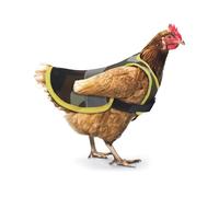SHANBOYU Hen chicken saddle, hen chicken apron waterproof printed hen saddle chicken vest coat poultry back feather protection protective supplies 2pcs camouflage