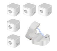 ShanBye Magnetic Cable Clips,6 PCS Phone USB Charger Cable Magnetic Cable Holder Hide Phone Charging Cable Keeper Adjustable Cable Management for Kitchen Appliances Office Supplies Nightstand