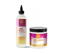 Shandrani Aloe Locks Duo Wash Day Set | Purifying Shampoo with Baobab & Nettle + Moisturizing Mask | Aloe Vera Nettle & Tea Tree | Made in France | Cruelty Free | 250 ml + 250 ml | Lock Care