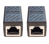 SHANFEILU RJ45 in-Line Coupler Adapter Female to Female Ethernet Cable Extender 8-Pin Modular Network Connector for Cat7/Cat6/Cat5e/Cat5 Ethernet Cable 2pcs