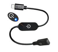 SHANFEILU USB Type-C Cable LED Strip Touch Dimmer Cord Single Colour 11.8in