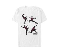 Shang-Chi - Karate Poses White - T-Shirt - white - 3XL - 100% Cotton,Jersey 3XL