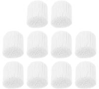 ShanGaiLi 10 Bundles Acrylic Yarn/Precut Wool Assorted Acrylic Yarn/for Latch Hook Crafts, Crochet Rug, DIY Crafts or Carpet Embroidery (White)