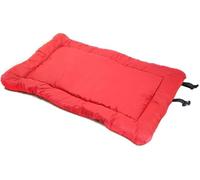 ShanGaiLi Outdoor Dog Bed/Portable Large Dog Pad/Roll-up Travel Dog Sleeping Pad/Non-Slip Bottom Oxford Cloth Dog Mat/for Outdoor Camping Travel (Red)