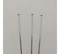 SHANGCHENG 24 Pieces A Lot Diameter 1.8 mm 304 Stainless Steel Material Bike Spokes Sliver Colour Straight Pull Round Mountain Bike Spokes Brass Parts (273 mm)