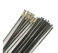 SHANGCHESO 10 Pieces For Bicycle Spokes Straight Pull Pillar Flat Spokes 230/242/250/258/263/270/275/278/280/282/285/287/292mm(268 mm)