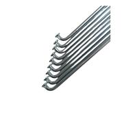 SHANGCHESO Scooter Spokes 40Pcs/lot E-bike Spokes 12G 2.5mm diameter For Bicycle Spokes length 205~305mm + Nipple Sliver color knitting needles(305mm)