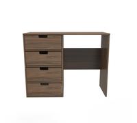 Shanghai B Desk Dark Walnut 4 Drawers 97cm