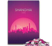 Shanghai China 1000 Pieces Jigsaw Puzzles For Teens And Adults,Educational Toys Is Ideal As A Gift for The Whole Family (38x52cm)