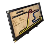 Shanghai China F1 Race Track Circuit Layout Display.