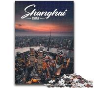 Shanghai Jigsaws 1000 Pieces for Adults,Staycation Kill Time Every Piece Is Unique - Challenging Family Fun Game (50x75cm)