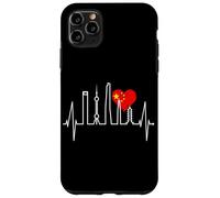 Shanghai Skyline Heartbeat Heart China Asia I Love Shanghai Case for iPhone 11 Pro Max