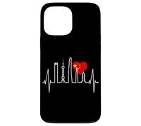 Shanghai Skyline Heartbeat Heart China Asia I Love Shanghai Case for iPhone 13 Pro Max