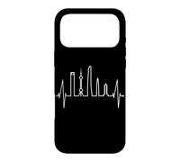 Shanghai Skyline Heartbeat Heart China Asia I Love Shanghai Case for iPhone 17 Pro Max