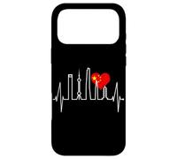 Shanghai Skyline Heartbeat Heart China Asia I Love Shanghai Case for iPhone 17 Pro Max
