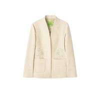 Shanghai Tang beaded-pocket blazer - Neutrals 40-42-44-46