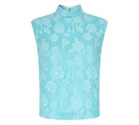 Shanghai Tang floral-jacquard top - Blue 44-46