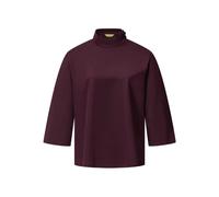 Shanghai Tang high-neck quarter-sleeves blouse - Purple 44-46