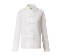 Shanghai Tang knot button tang cardigan - White 38-44