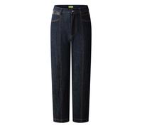 Shanghai Tang Tang leather-patch jeans - Black 48-50-52-54