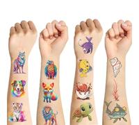 Shangkanlan kids tattoos,Animal & Ocean Temporary Tattoos for Kids - 120 Styles temporary tattoo, Fun Stickers for Parties, Birthdays, Arm, Shoulder, Body Art,Birthday Party Decorations