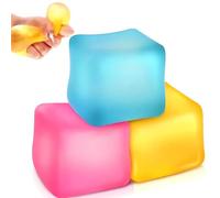 Shangkanlan stress balls Squishy - 3PCS Strength Squeeze Fidget for Kids & Adults, Sensory Stress Balls for Autism ADHD Relief, Anxiety Sensory Toys for Relaxation stress ball