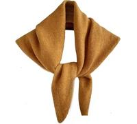 Shangkanlan Triangle Scarf Knitted for Women, Green Winter Neck Multi-Functional Warm Scarf Shawl Wrap Fashion Accessory (Orange)