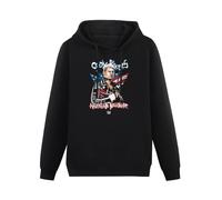SHANGKEAI Cody Rhodes American Nightmare Wrestling Printing Graphic Mens Sweatshirts Unisex Black Hooded 3XL