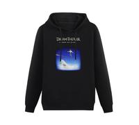 SHANGKEAI Dream Theater A Dramatic Turn of Events Printing Graphic Mens Sweatshirts Unisex Black Hooded XL