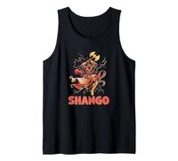 Shango Orisha God of Thunder and Lightning Yoruba Mythology Tank Top