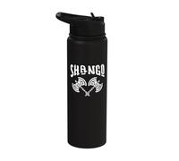 Shango Orisha Goddess Xango Ifa Yoruba Religion Chango Stainless Steel Insulated Water Bottle