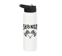 Shango Orisha Goddess Xango Ifa Yoruba Religion Chango Stainless Steel Insulated Water Bottle