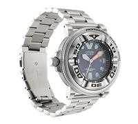 SHANGPULE Silver Adapters and 24mm Band Compatible with Citizen Eco-Drive Promaster BJ8050 Sea Dive Watch