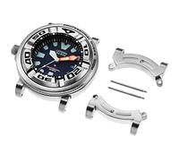 SHANGPULE Silver Adapters Compatible with Citizen Eco-Drive Promaster BJ8050-08E Sea Dive Watch, 24mm Lug Stainless Steel Metal Replacement Adapter(One Pair of Ears)