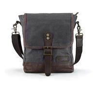 SHANGRI-LA Messenger Bag for Men and Women with Multi-Pockets, Canvas Purse Water Resistant Cross Body Sling Pack, Vintage Shoulder Satchel Bag