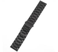 Shangshi 16mm 18mm 20mm 22mm Titanium watch band Strap (black, 22mm)