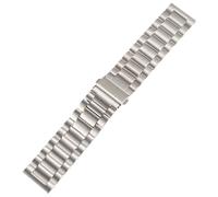 Shangshi 16mm 18mm 20mm 22mm Titanium watch band Strap (silver, 20mm)