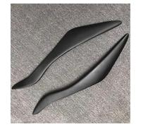 SHANGSHUAI 2Pcs Car Headlight Eyebrow for Ford Focus MK3 2012-2014, ABS Front Headlights Eyebrows Trim Sticker Eyelids Cover Exterior Decoration Accessories,A/Gloss Black