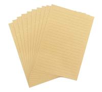 SHANGXIN 80 SheetsA5 Vintage Lined Kraft Letter Paper Retro Writing Paper for Home Office Stationary