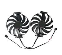 SHANGYG 5PIN PIN DUAL RX 6700 XT GPU Fan，For ASUS for 6600 6600XT 6700XT 6650XT 6750XT、RTX 3060TI 3070 Video card cooling fan Replacement parts(FAN-7PIN)