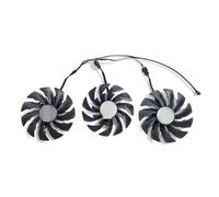 SHANGYG 95mm T129215BU PLD10015B12H GTX1080Ti Cooler Fan For Gigabyte for AORUS for GeForce for GTX 1080 Ti for Xtreme Edition 11G Cooling Graphics Laptop parts(Red)
