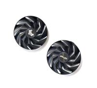 SHANGYG FD10015M12D FD10015H2D 95MM GPU fan for SAPPHIRE for PULSE for AMD for Radeon RX 6650 XT graphics card Laptop parts(Gold)