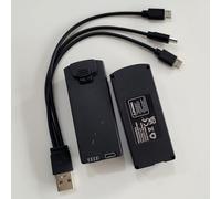 SHANGYG For 2PCS RG608PRO Battery 3.7V 2000mAH +3in1 USB Charger for RG608 PRO 8K Drone RC Quadcopter