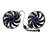 SHANGYG For ASUS for GeForce for RTX3060ti 3070 DUAL/SI OC Graphics Card Replacement Fan CF9010u12D Replacement parts(A pair of fans)