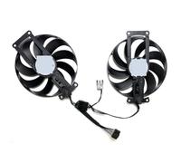 SHANGYG For ASUS for GeForce RTX3050 3060 3060ti LHR DUAL MINI OC V2 Graphics Card Replacement Fan T129215SU PLA09215S12H Replacement parts(Green)