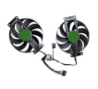 SHANGYG For ASUS for GeForce RTX3050 3060 3060ti LHR DUAL MINI OC V2 Graphics Card Replacement Fan T129215SU PLA09215S12H Replacement parts(Silver)